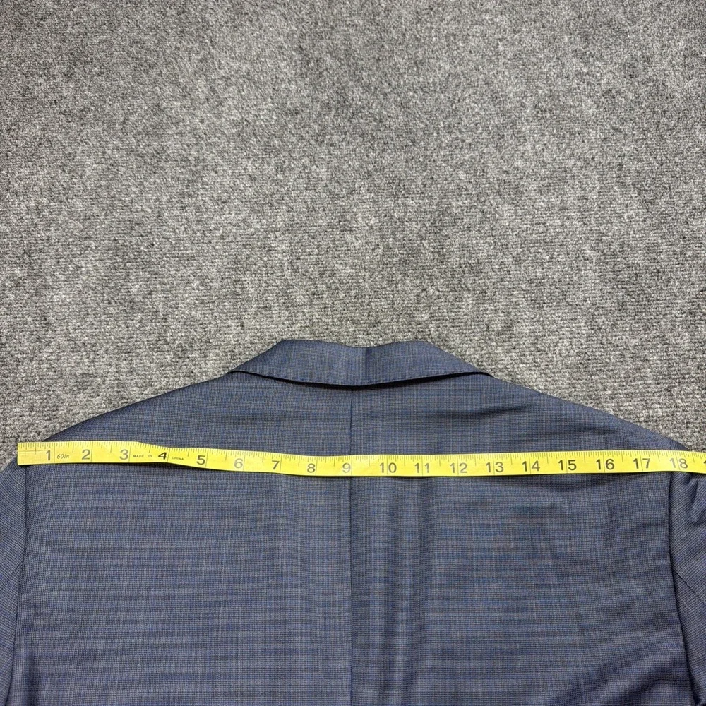 Brooks Brothers Blazer Mens 40S Short Blue Check Patterned Explorer Regent Fit